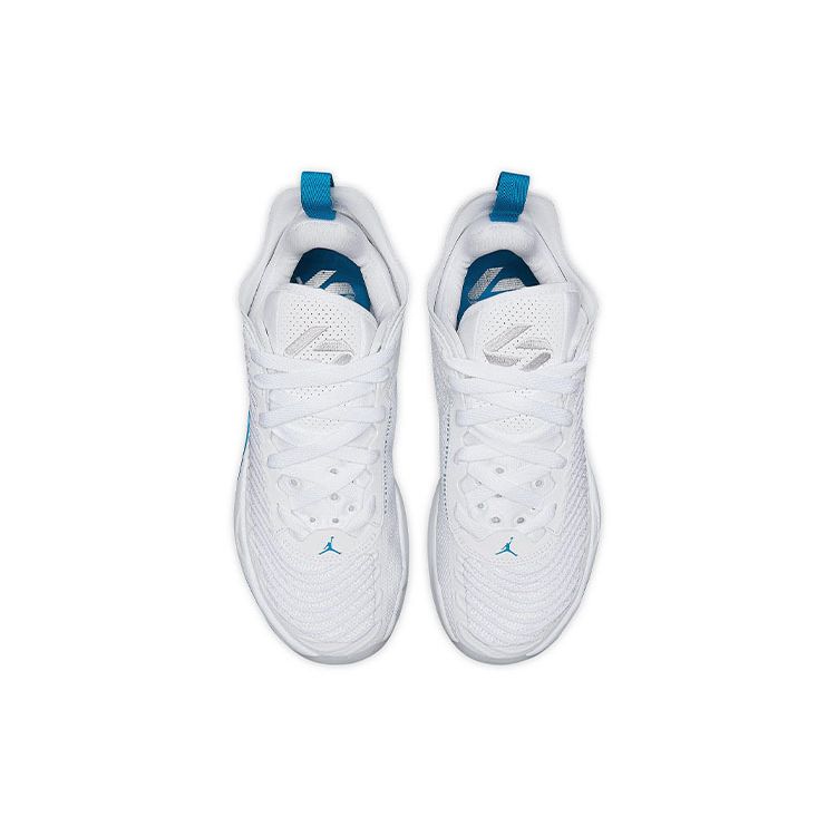 Air Jordan Luka 1 PF Legend of 7 Men Sneakers White Metallic-Silver Neo-Turquoise DN1771-104