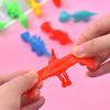 5pcs Dinosaur Launch Dinosaur Elastic Flying Dinosaur Finger Toys  Children Gift