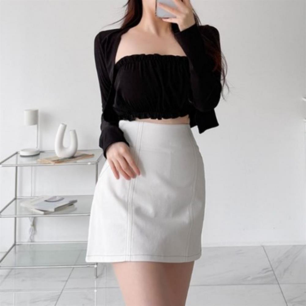 New ArrivalS Open Run Women S Cotton Stitch Denim Mini Skirt