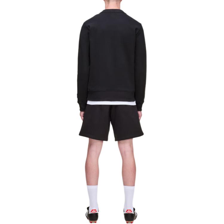 Adidas Оригинальная серия Originals Fw25 Fc Пуловер с круглым вырезом Теплая толстовка с длинным рукавом Мужская толстовка KA3899