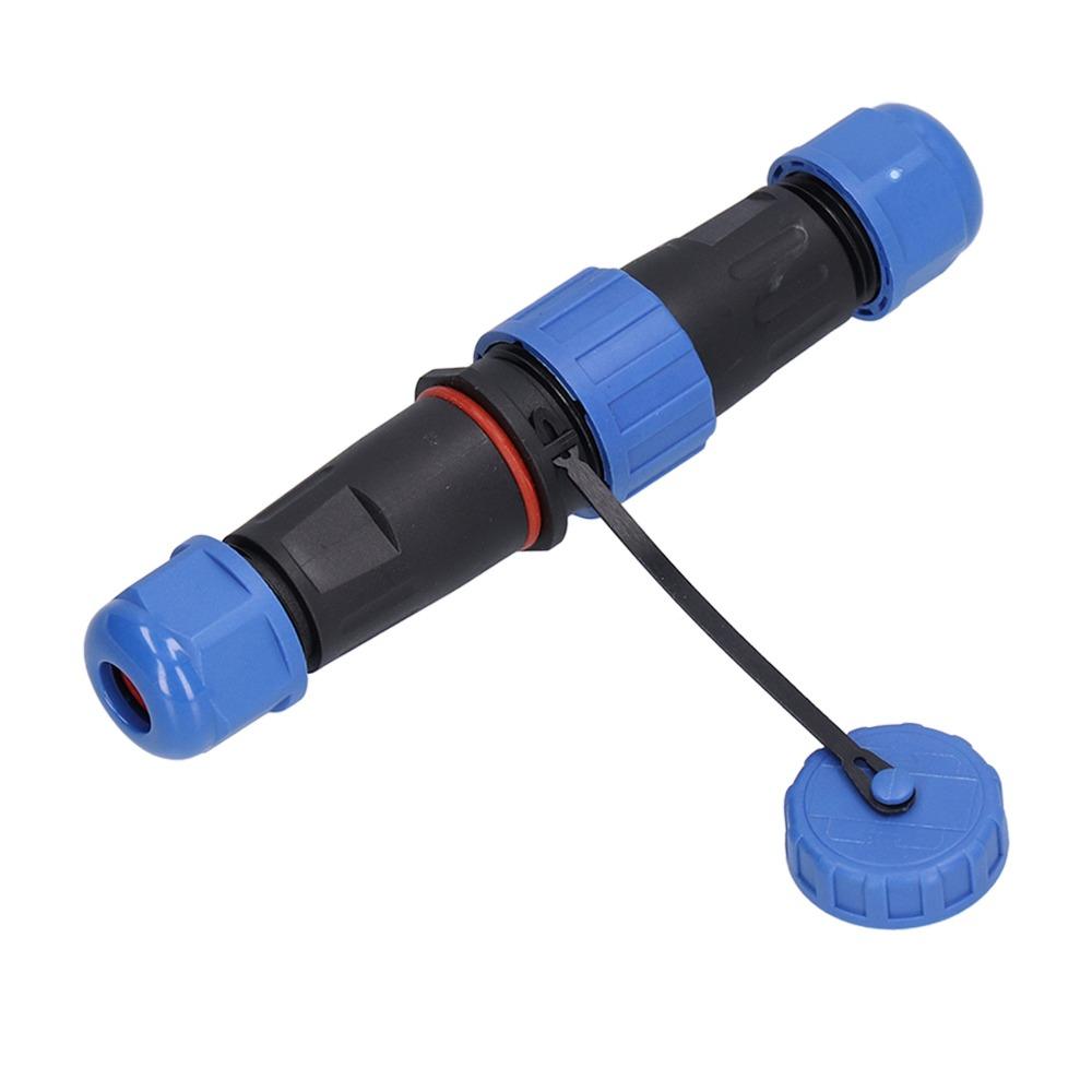 1 Set 4 Pin Aviation Connector LD16 IP68 Plug PA6 Shell Waterproof Screw Crimp Connector Electrical Power Device