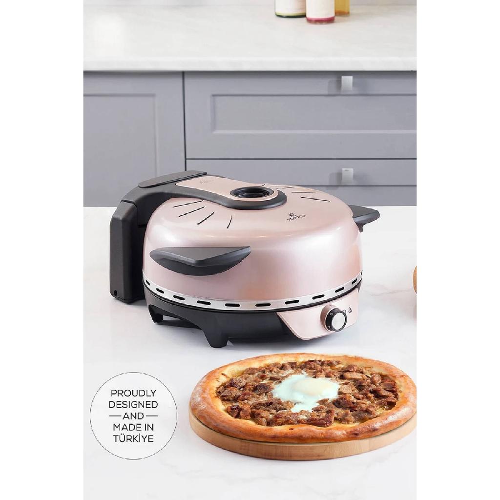 Машина Gastro 10 в 1 для пиццы и лахмакуна Biodiamond Rosegold, новинка