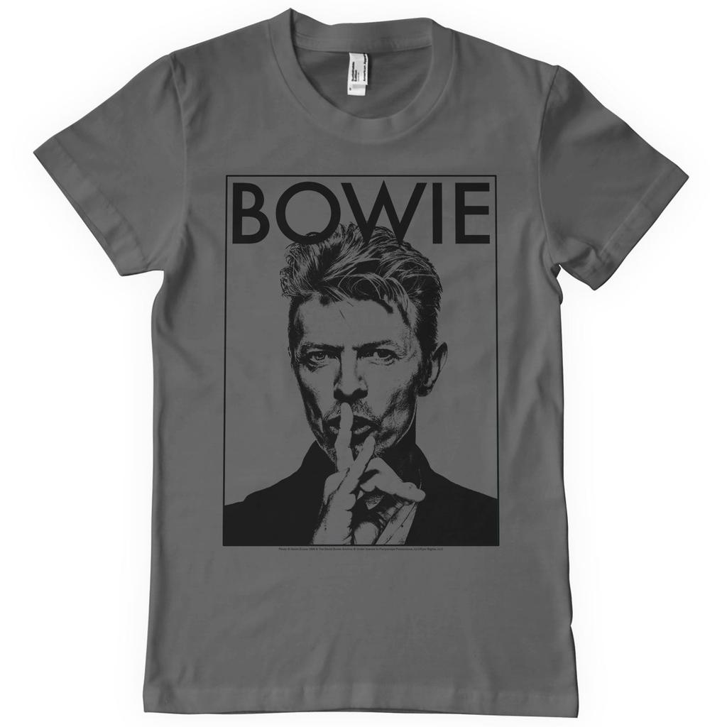 Officially Licensed David Bowie bowie Silence Mens T-Shirt