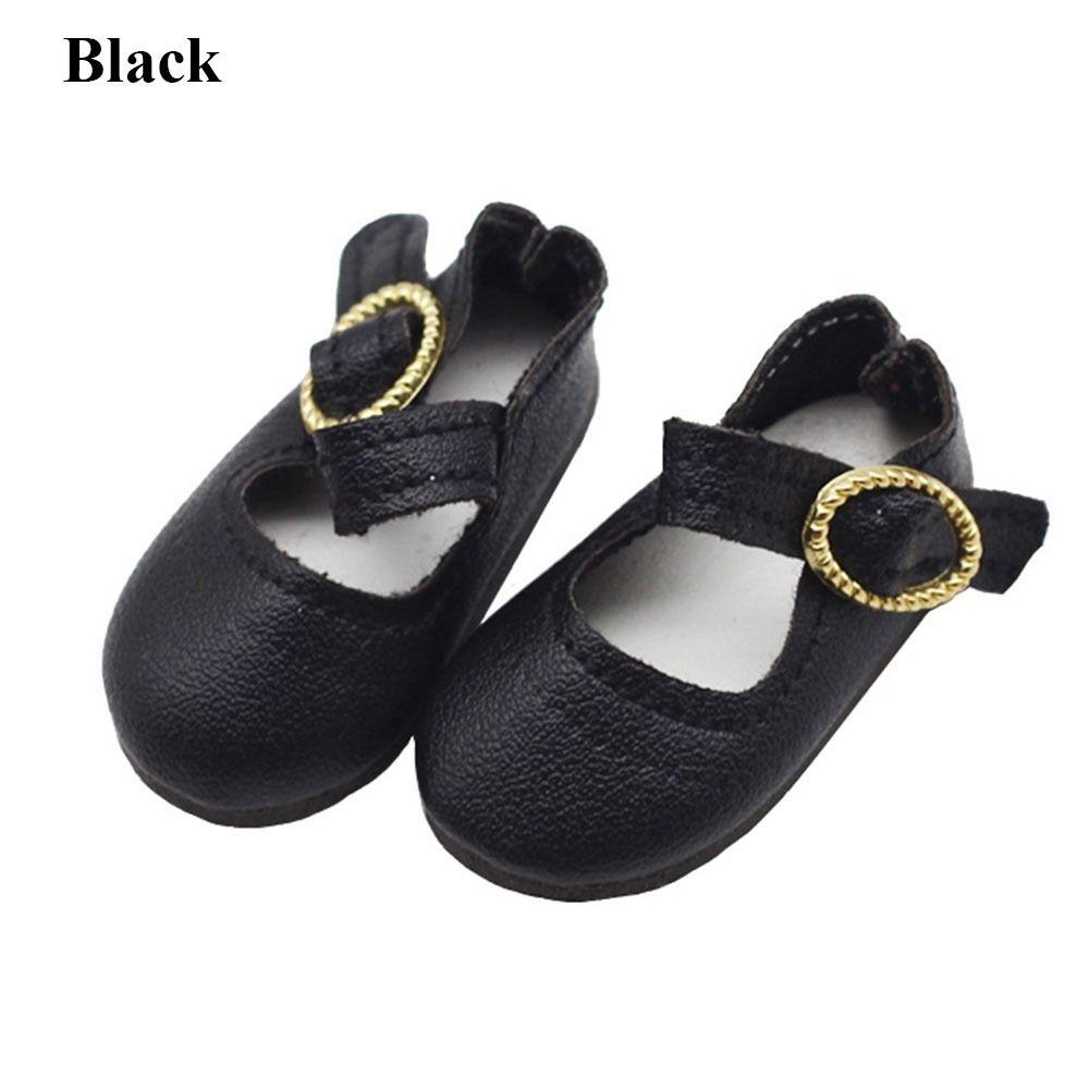 Wearing 15cm Cotton Doll Leather Shoes Play House Accessories Differents Color 1/6 Doll Boots