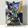 Game DDragon QQuest Throw Soft Warm Flannel Throw Blanket Multiuse for Sofa Bed Office Nap