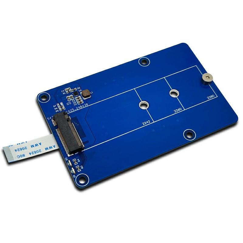 Raspberry Pi 5 PCIE M.2 SSD Expansion Board NVME Protocol