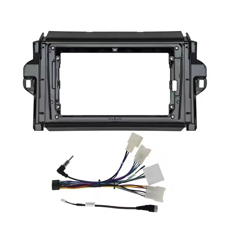 2 Din Car Radio Fascia TOYOTA Fortuner 2015-2020 Авто Стерео Аудио Плеер DVD Панель Комплекта Приборной Панели Рамка Держатель Центральной Консоли