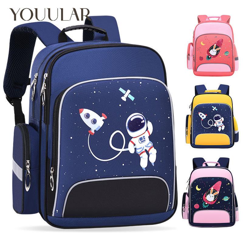 Kindergarten Girl School Bag Cartoon Boy Primary School Bag Burden Reducing Waterproof Backpack