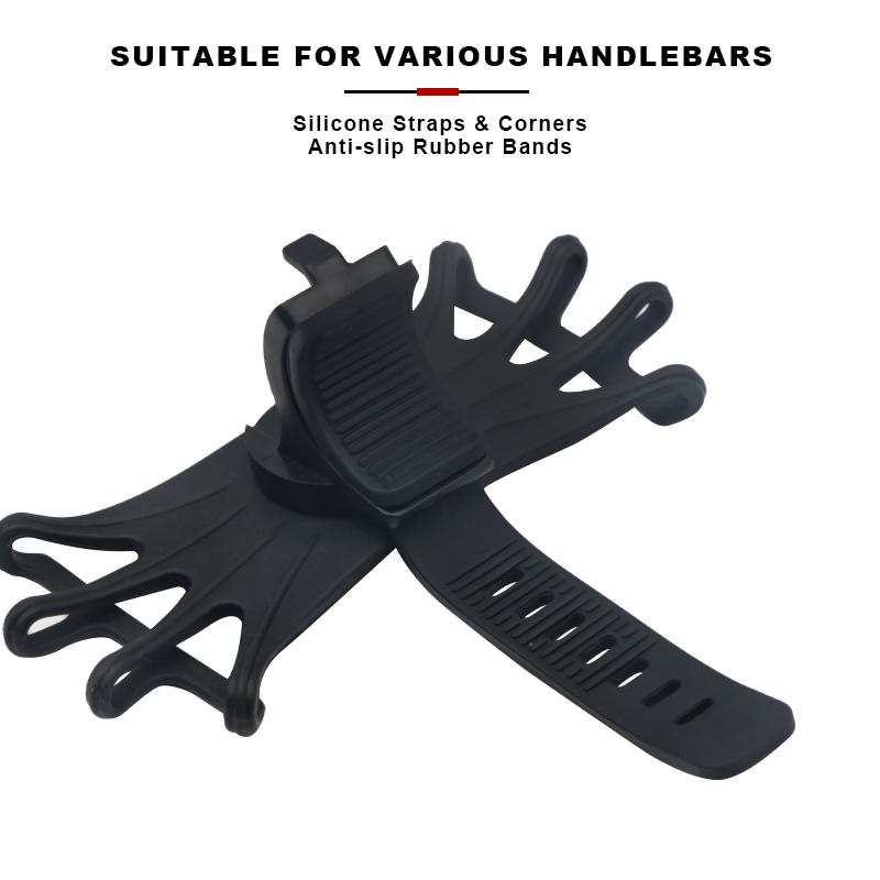 Универсальный держатель для мобильного телефона на велосипед из силикона для горного велосипеда, кронштейн для навигации на шоссейном велосипеде, зажим для GPS, быстросъемное крепление, аксессуар для велоспорта