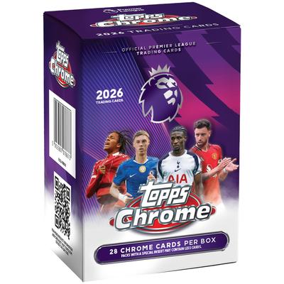 2026 Topps Chrome Премьер-лига Футбол - Запечатано на заводе - Value Box