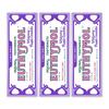 [Официальный японский продукт] Зубная паста EUTHYMOL White Purple, 106 г, 3 шт., Квази-лекарство, Аромат персика, цветочный, мяты (3)