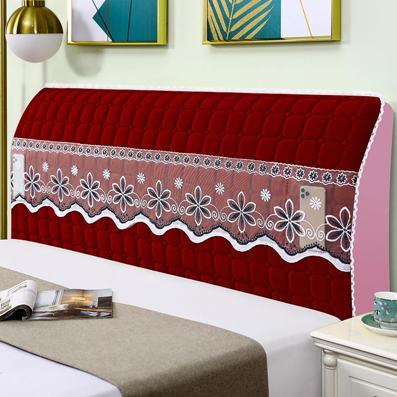 New Thickened Headboard Cover All Inclusive Simple And Elegant Dust-Proof Cover For The Headboard Resistant To Bumps And Impacts