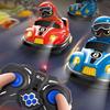 2Pcs Remote Control Bumper Car Toy with Light Music 2 Players Battle Parent-child