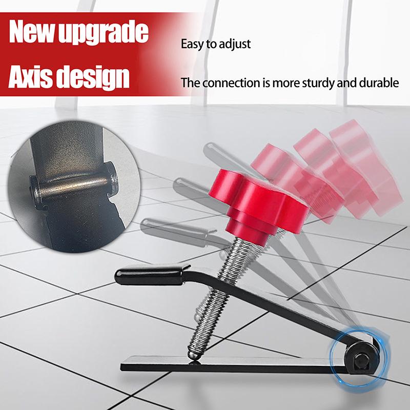 V-Type Adjustable Tile Height Regulator Wall Tile Locator Super Load-Bearing 250Kg Tile Lift Leveling Device Construction Tools