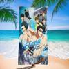 Anime Free Iwatobi Swim Club Big Microfiber Beach Towels Quick Dry Towel Sand Beach Towels Pool Towel for Travel Swim Pool Yoga