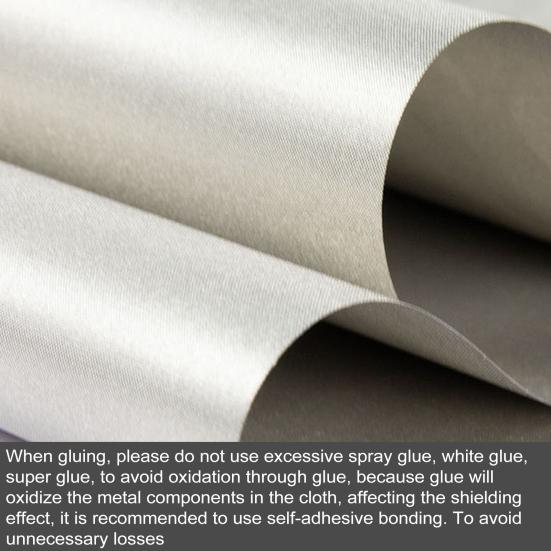 Ткань для экранирования RFID WiFi/RF Антирадиационная ткань Блокировка ЭМП Магнитная Антисигнальная Помехоустойчивая Высокоэкранирующая