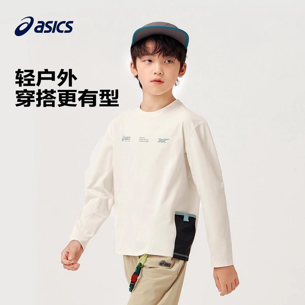 Asics Японская модная футболка кремовая для подростков 333241005025-8853