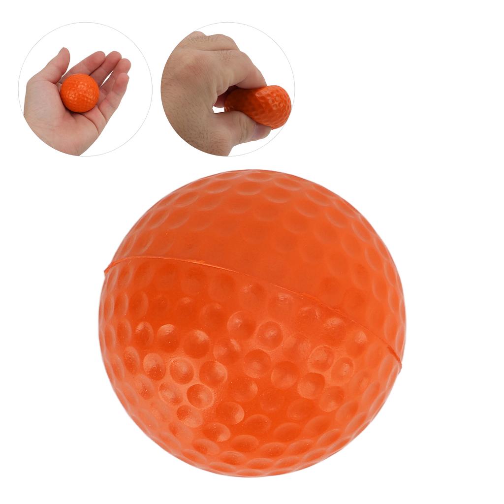 42.5mm PU Foam Golf Balls Strong Flexibility Outdoor Golf Practice Ball for Sports FitnessOrange