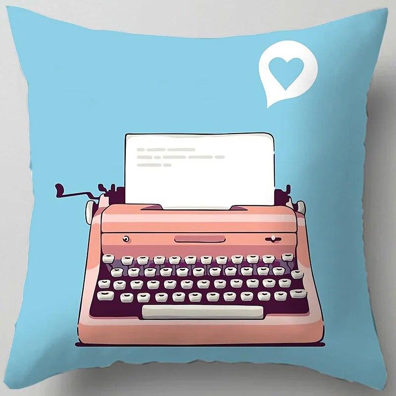 Украшение дома, гостиная, диван, наволочка, простая наволочка с буквами, подушка для сна, подушка для головы кровати