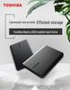 Мобильный жесткий диск Toshiba 1 ТБ/2 ТБ A5 черного цвета, USB 3.2, 2,5", совместимый с Mac, тонкий и легкий