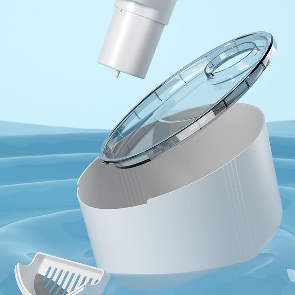 Перезаряжаемая автоматическая питьевая фонтанка для домашних животных большой емкости с фильтрующим элементом для кошек