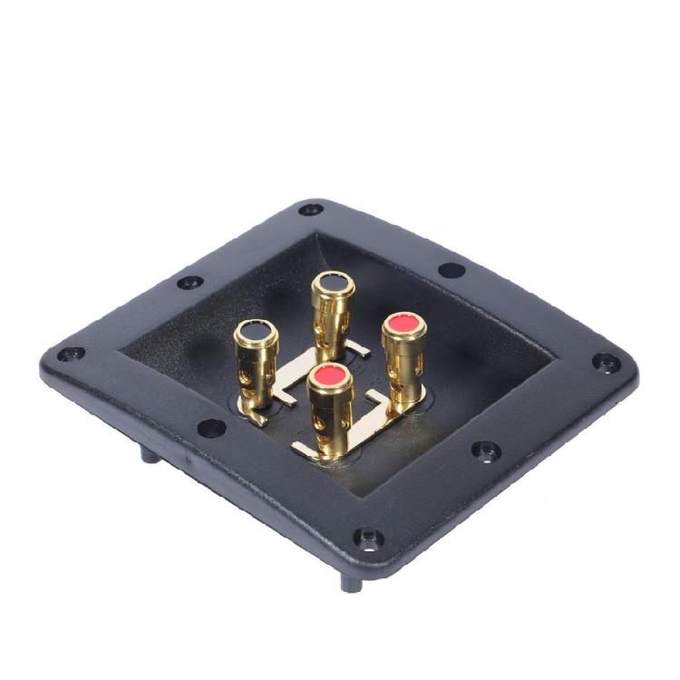 Многополосная wiring box 4 порта Параллельное подключение Высокомощный Терминальная коробка для динамиков Огнестойкая ABS Конструкция