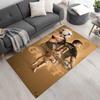 Messi Customizable Name Area Rug Design for Kitchen Dormitory Game Room Playrooms Antislip Carpet Anime Office Decor