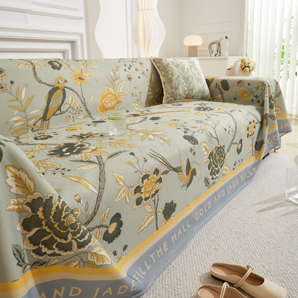 French Sofa Cover Cloth Sofa Cushion Summer Summer Sofa Cover Sofa Towel Full Cover Blanket