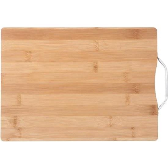 Fuji Boeki Cutting Board Width 35 Depth 24 Height 1.2 cm Natural Bamboo Antibacterial Quick-Drying 40114