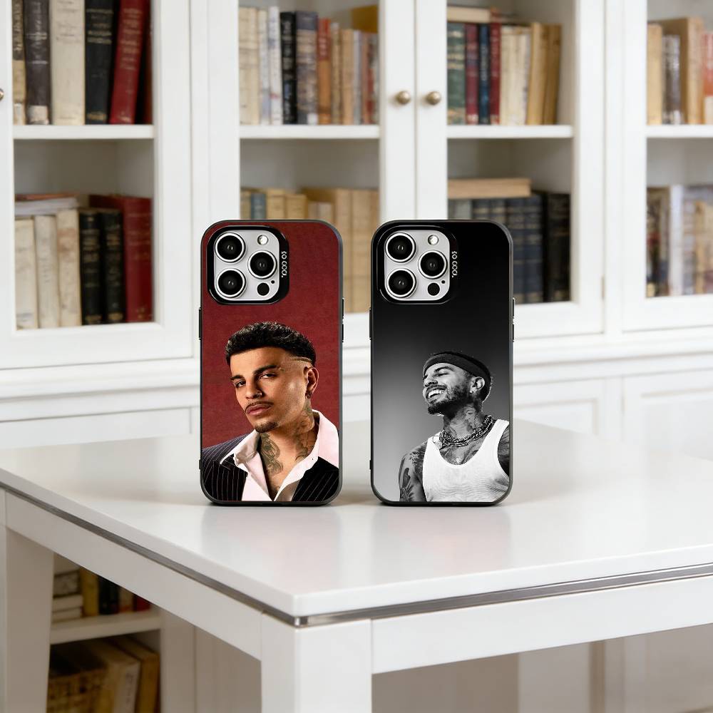 Singer R-Rauw Alejandro Phone Case For iPhone 17,16,15,14,13,12,11 Plus,Pro Max,XS,Colorful Silver Black Cover