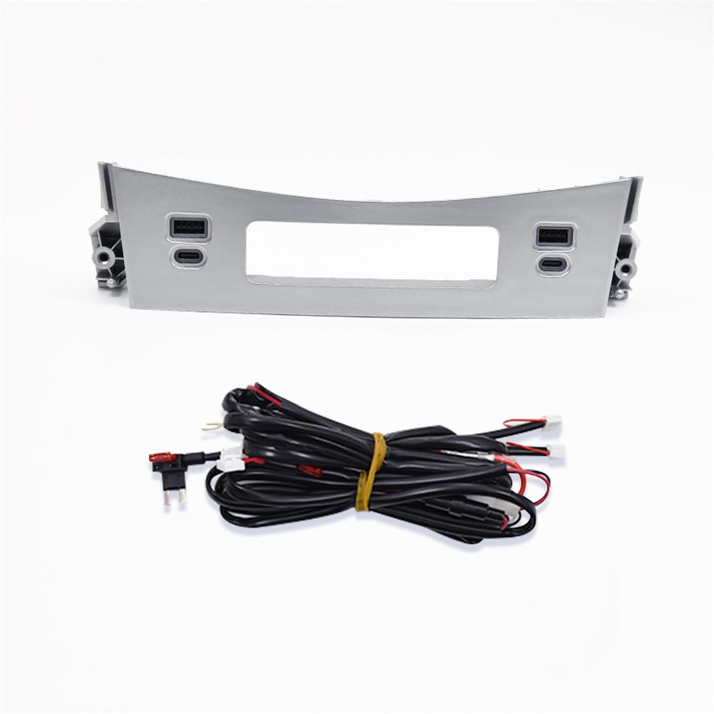Модифицированная нижняя панель кондиционера с USB-зарядкой для Toyota Corolla 10-13, версия с отверстием