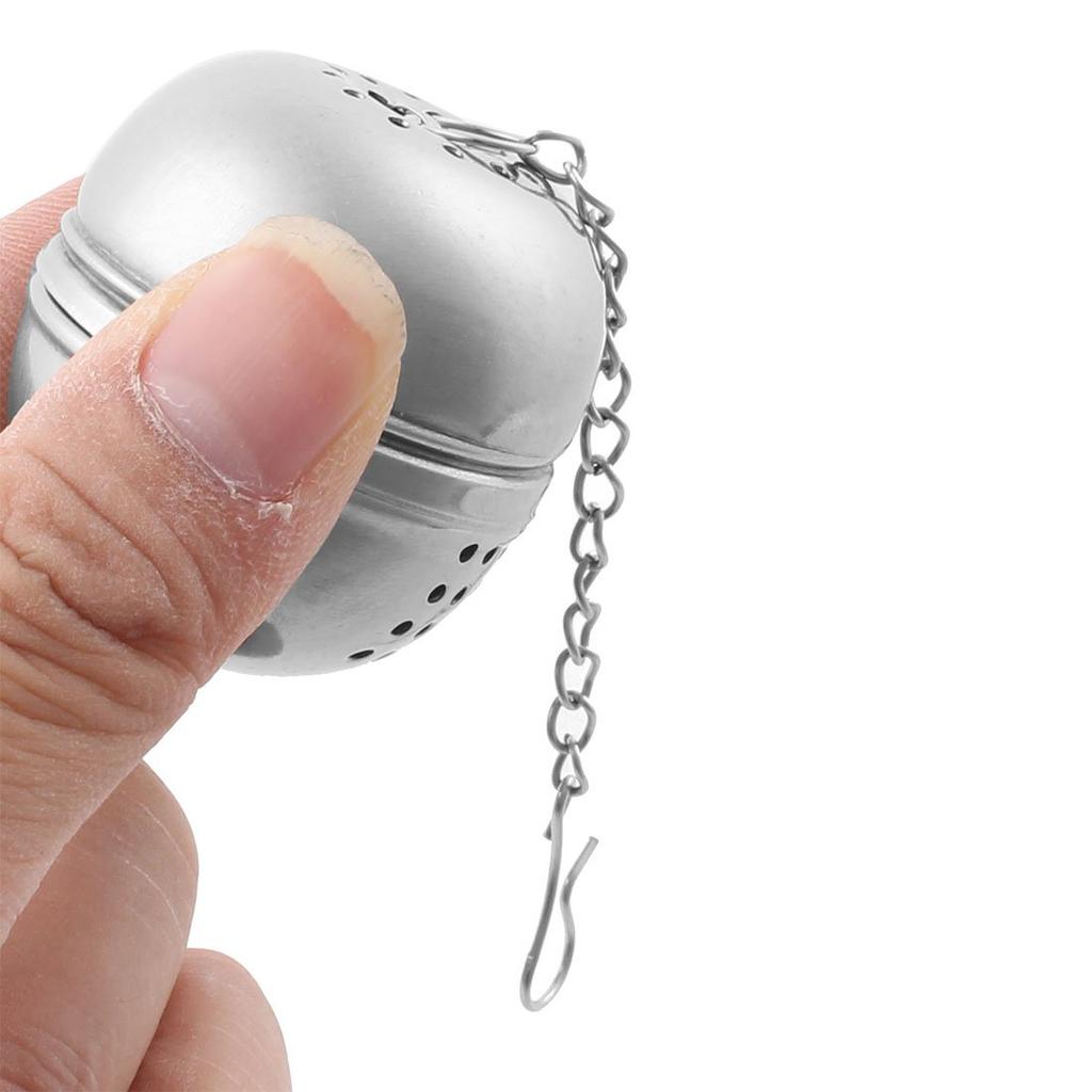 Uxcell Ситечки для чая из нержавеющей стали в виде шара для листового чая, диаметр 4 см, упаковка 4 шт.