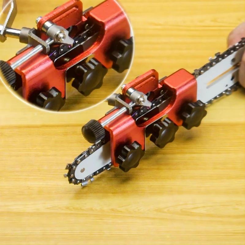 Точилки для цепной пилы, портативная заточка цепи для бензопилы, деревообрабатывающие шлифовальные камни, электрическая шлифовальная машина для бензопилы, инструмент