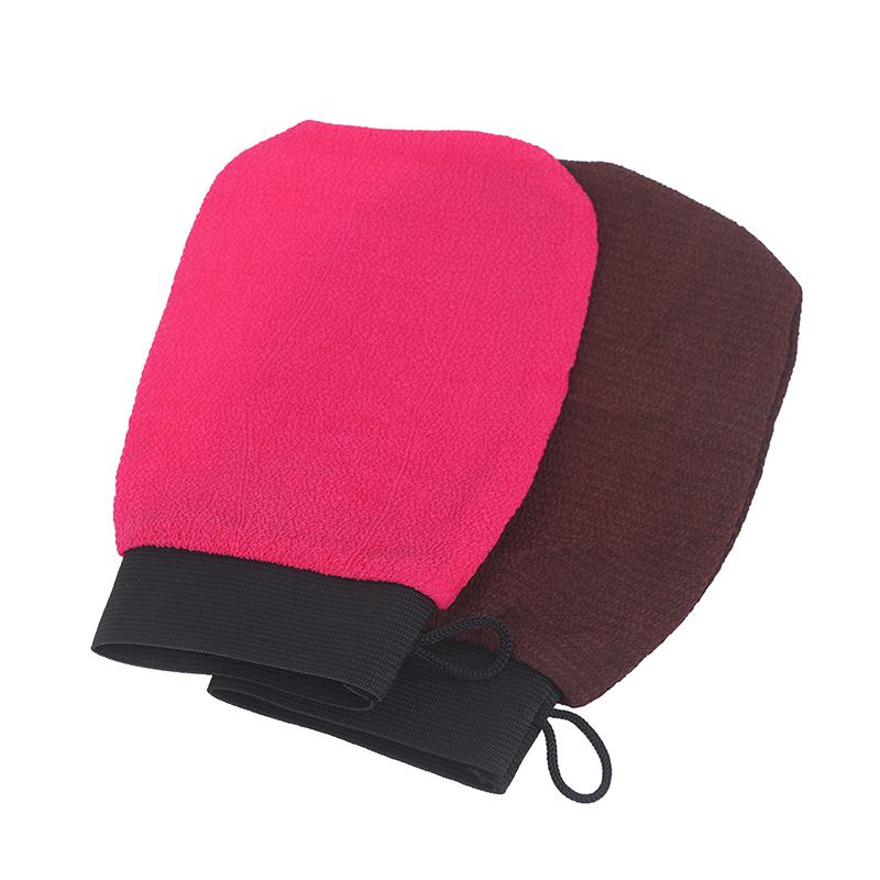 Двусторонняя рукавица-скраб для хаммама Волшебная перчатка для пилинга Отшелушивающая рукавица для удаления загара