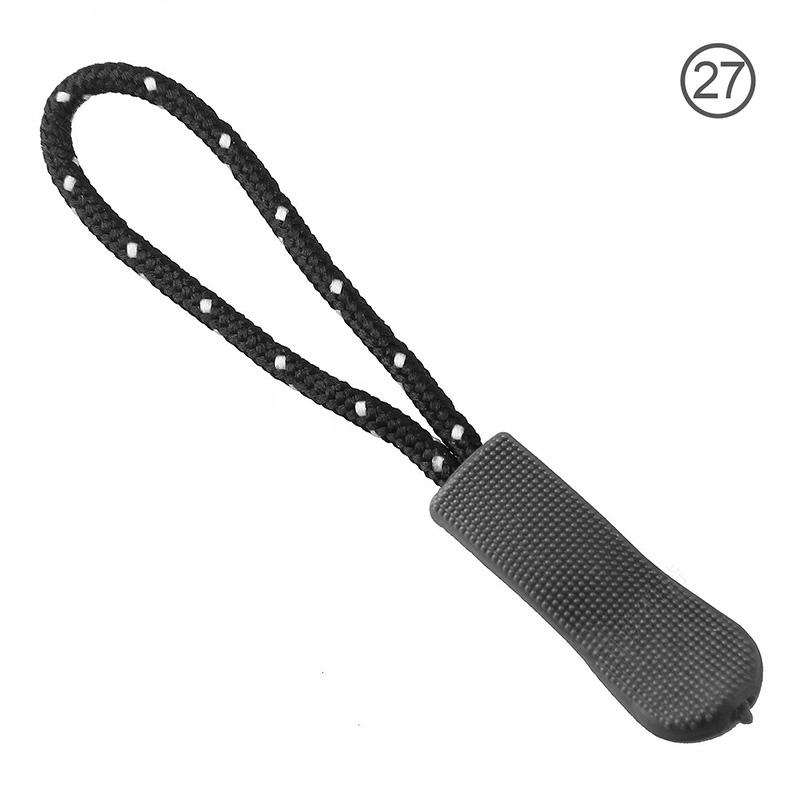 10pcs Zipper Pull Puller End Fit Rope Tag Replacement Clip Broken Buckle Fixer Zip Cord Bag Suitcase Tent Backpack Zipper Head