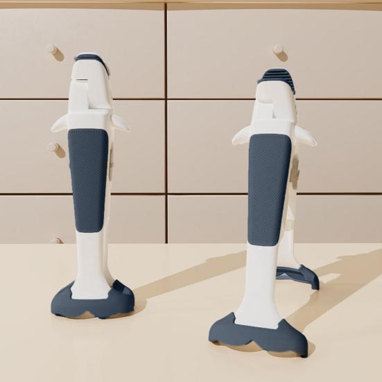 Зажим против ожогов Нескользящие кухонные щипцы Жаростойкий пластиковый инструмент для мисок и противней Дизайн кита Захват для кастрюль Многофункциональный кухонный инструмент