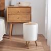Nordic Style Luxury Trash Can with Press Lid for Home Bathroom and Living Room