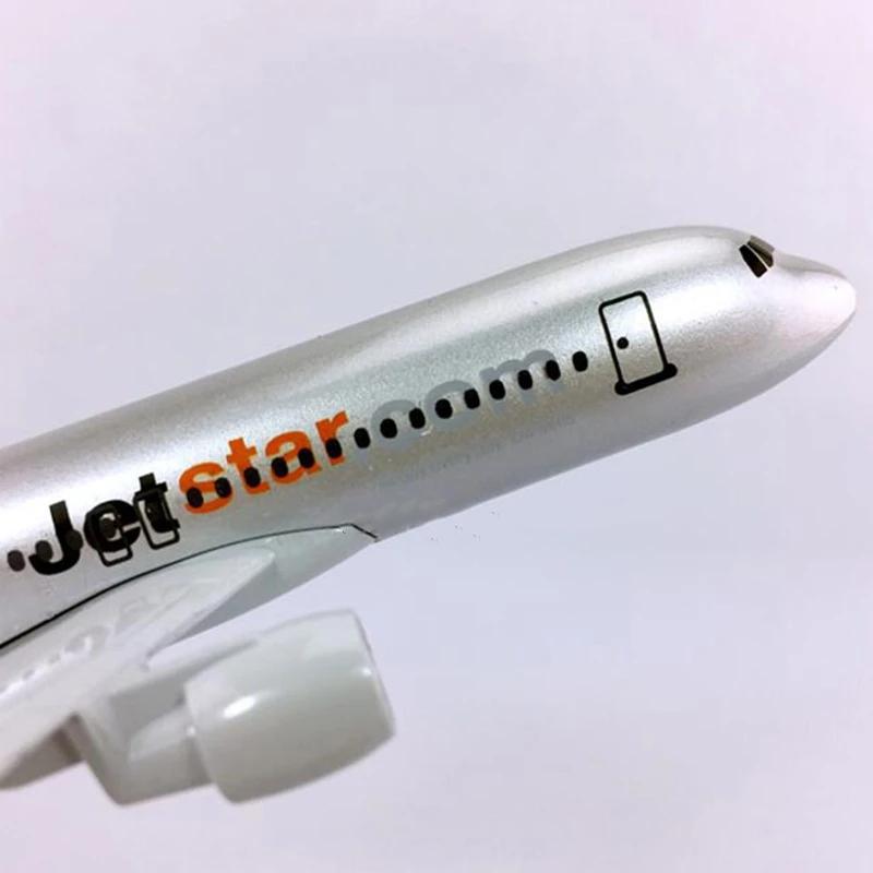16/20 см Литой Металл Австралия Jetstar Airlines A320 A380 Модель Самолета Игрушка для Рождественского Подарка Домашний Декор Модель Самолета