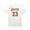 NBA Lakers Limited Edition LeBron James No. 23 Asia Fit T-Shirt Men Tops White AR4888-109