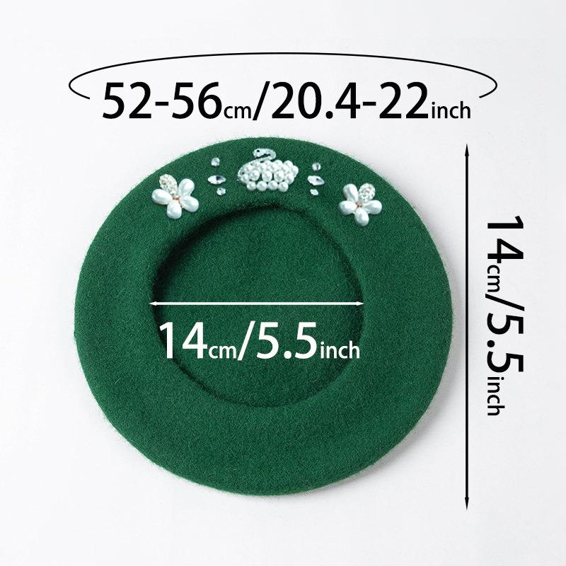 Autumn and Winter Woolen Berets Can Be Customized with French Retro Painter Hats, Versatile Berets for Socialites