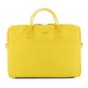 Сумка-мессенджер для ноутбука 11-14", Сумка через плечо для ПК/планшета, Совместима с MacBook 13", Кожаный вид, Желтая