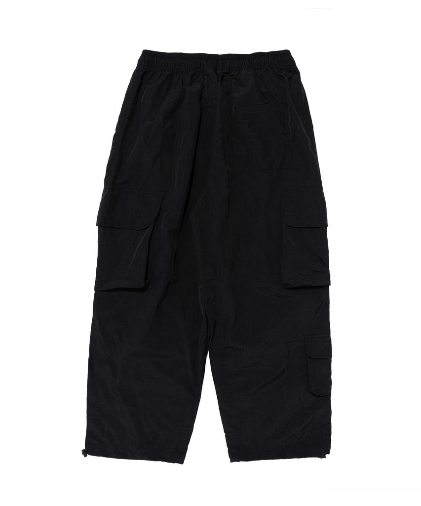 CARGOBROS Multi-Pocket Nylon Cargo Pants (Black)