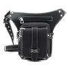 PU Leather Multi-functional Tactical Drop Leg Waist Bag Women Fanny Pack Hiking Camping Trekking Cycling Hip Belt Bags
