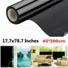 Removable Block Sun Static Cling UV Protection Black Window Film Tint Reusable Sticker Blackout