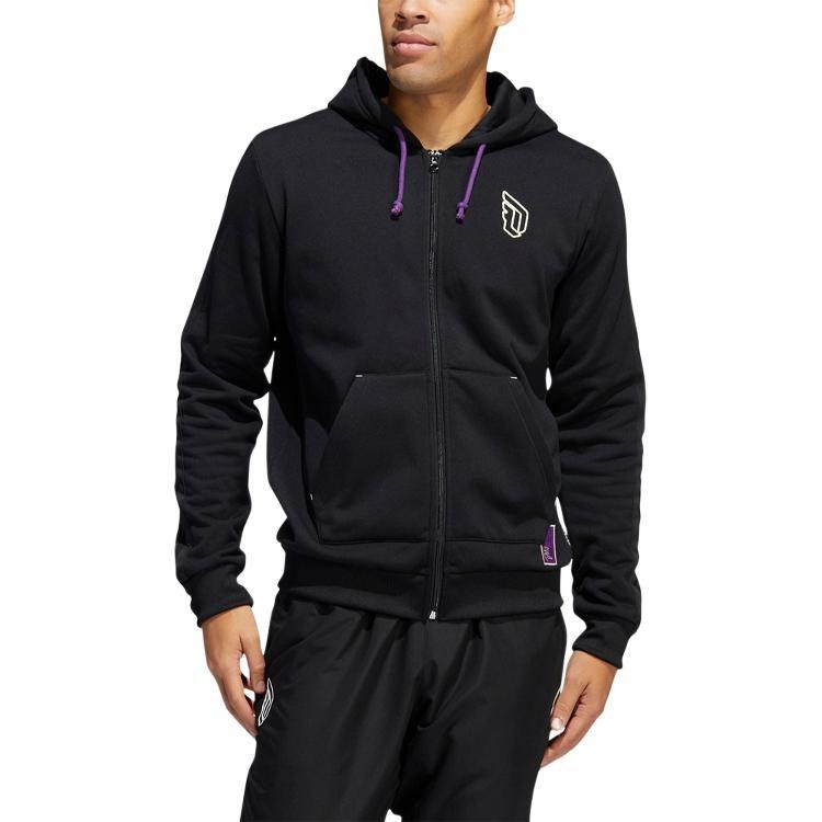 adidas Толстовки Мужские Черные С Капюшоном Умеренная Кардиган HG2130
