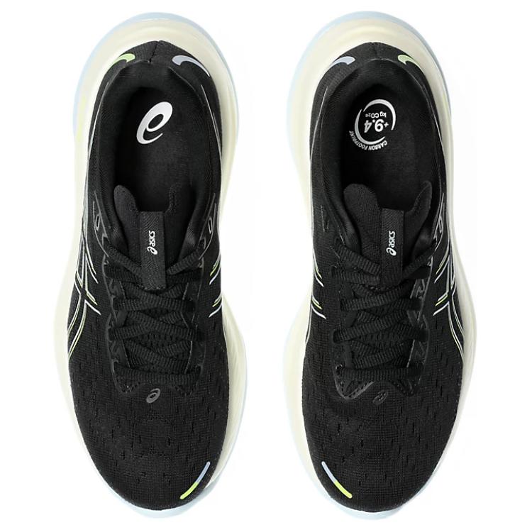 Asics Gel-Cumulus 26 Удобная Универсальная Амортизация Низкие Кроссовки для Бега Женские кроссовки Черный Белый 1012B599-006