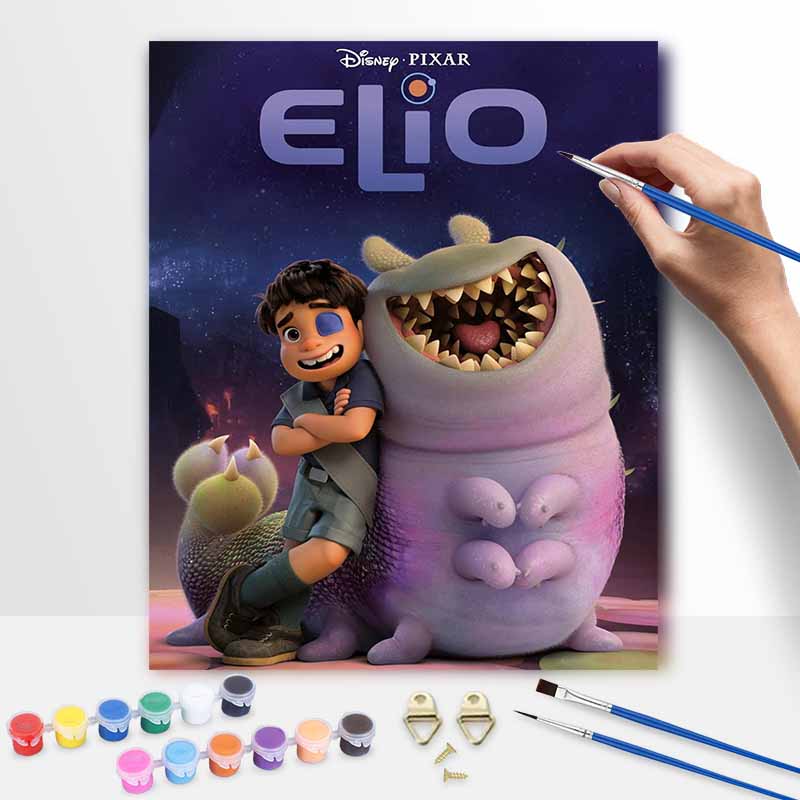 Disney Elio цифровой набор для масляной живописи арт-живопись ручной работы DIY для домашнего декора