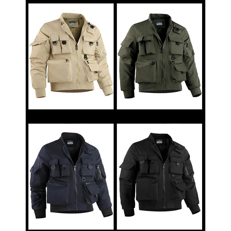 Мужской бейсбольный костюм Pilot Jacket с несколькими карманами