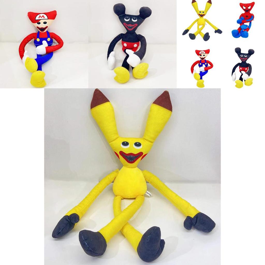 Highly Restored Character Prototypes Poppy Playtime Huggy Wuggy Plush Cos Spiderman Mickey Mouse And Mario