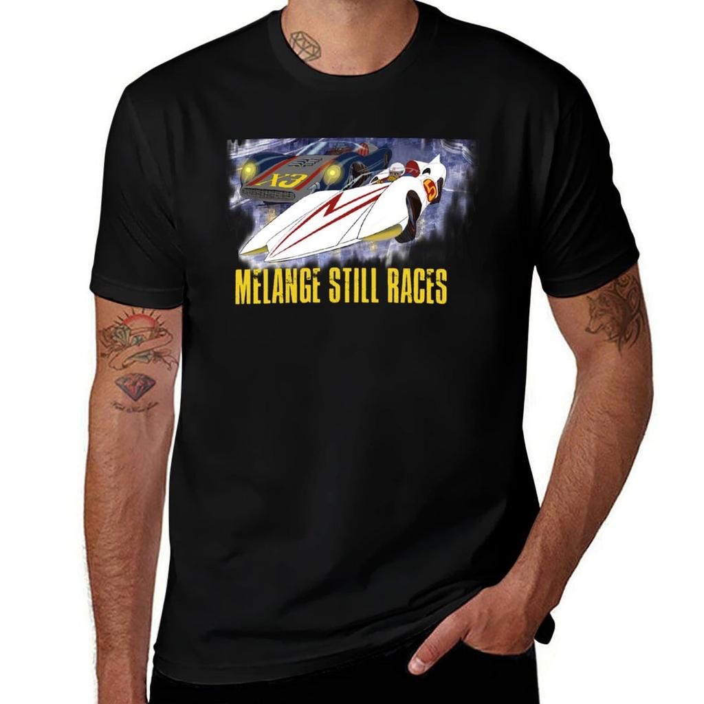 Melange Still Races T-shirt T Shirt Custom Print T Shirts For Man Cotton Cotton T Shirts Man 100% T-shirt